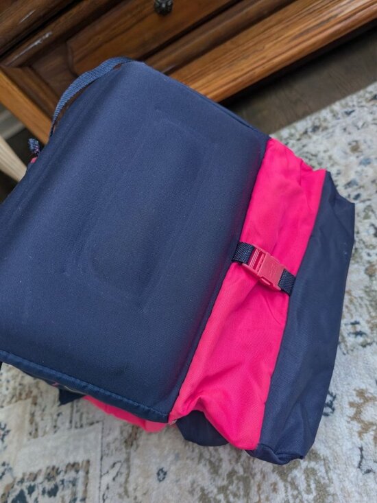 Reebok Vintage 90s Retro Backpack Neon Pink Yellow Blue main image 7